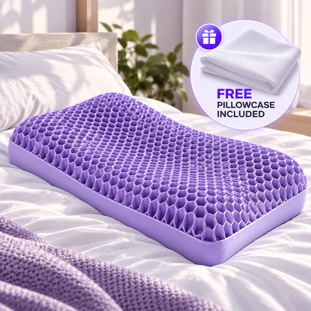 Tinkare AirFlow Pillow | Breathable Neck Support