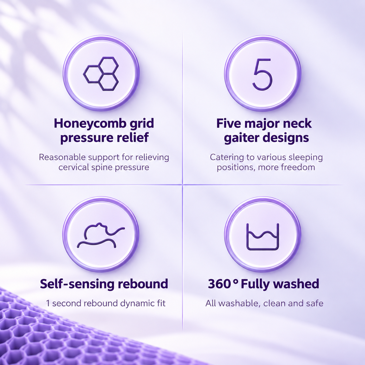 Tinkare AirFlow Pillow | Breathable Neck Support