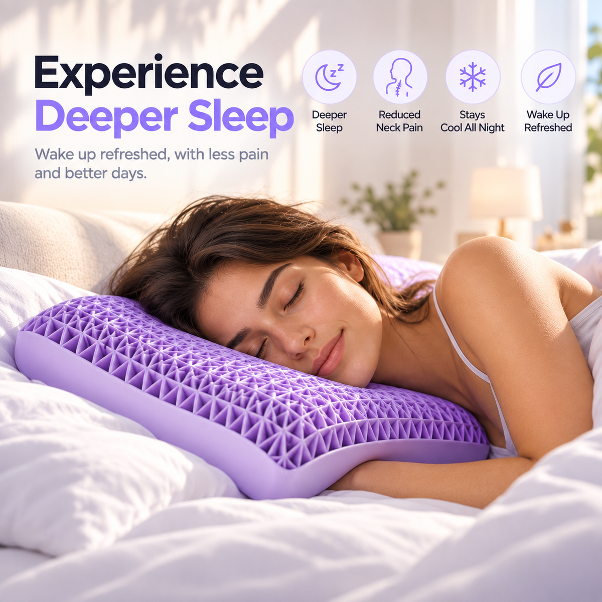Tinkare AirFlow Pillow | Breathable Neck Support